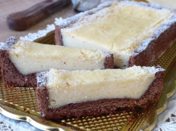 CROSTATA AL CACAO CON SEMOLINO